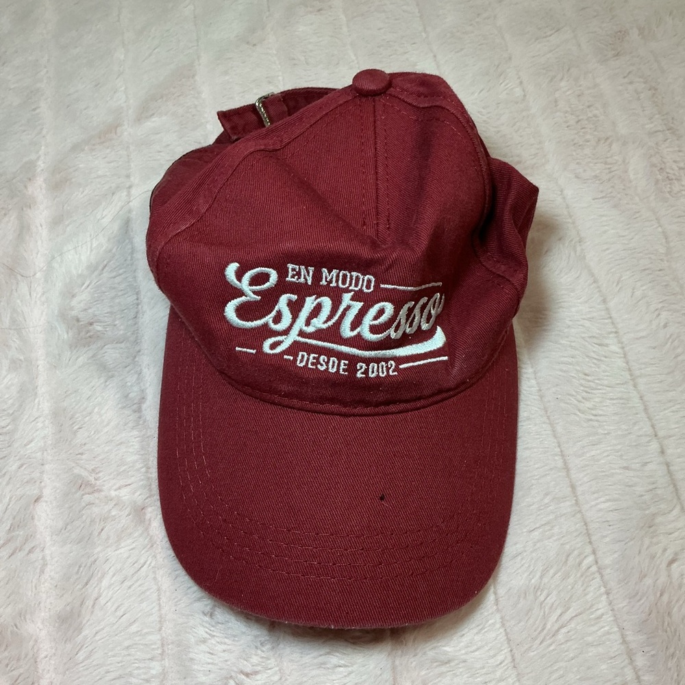 Espresso Red Cap